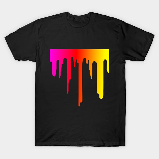 Yellow drip shirt outlet